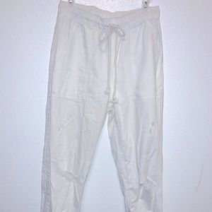 Aerie lightweight white cotton pants